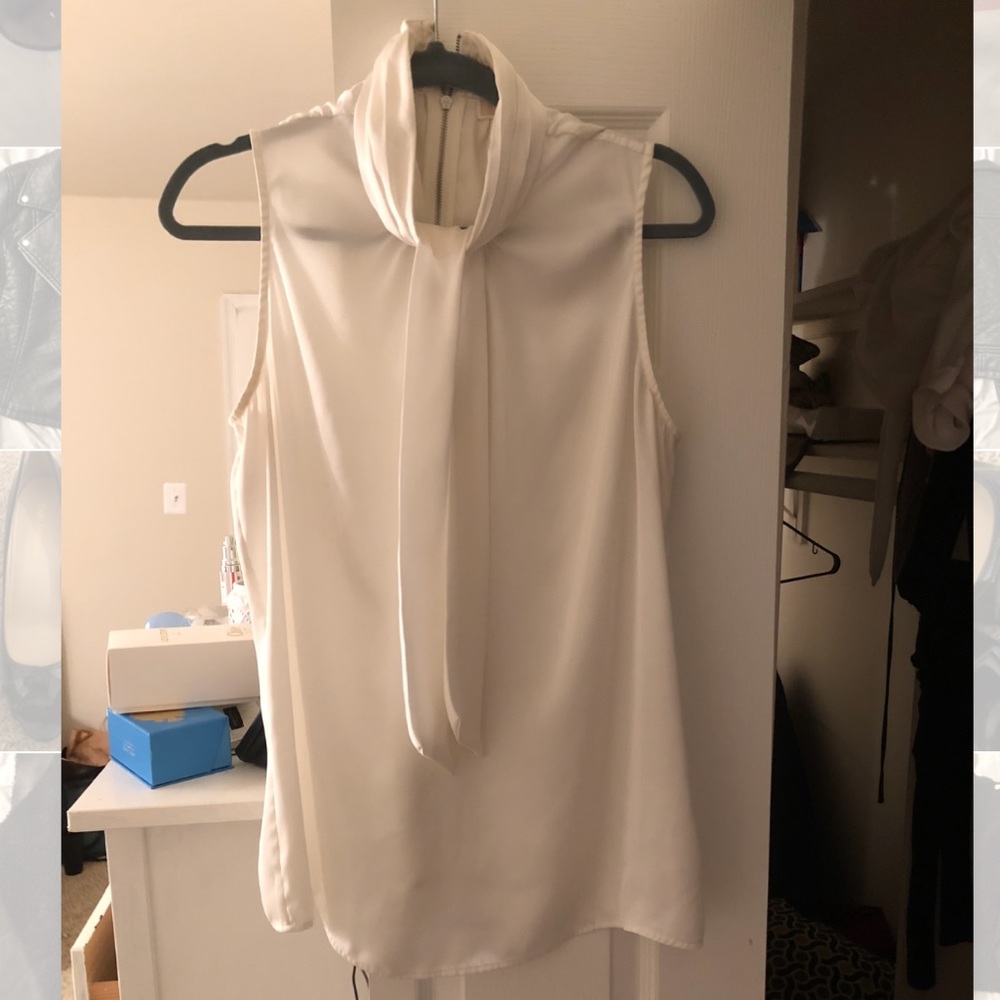 Cream Michael Kors Silk Blouse!